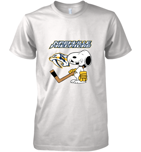Nashville Predators Ice Hockey Broken Teeth Snoopy NHL Premium Men's T-Shirt