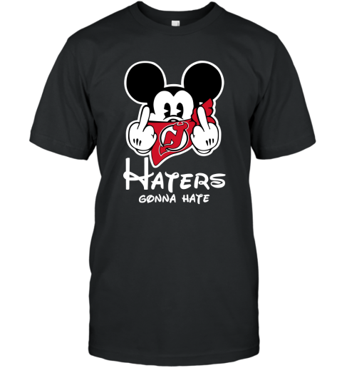 NHL Nashville Predators Haters Gonna Hate Mickey Mouse Disney Hockey T Shirt