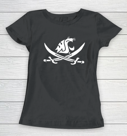 WSU Pirate Shirt Mike Leach WSU Pirate Sword Women's T-Shirt