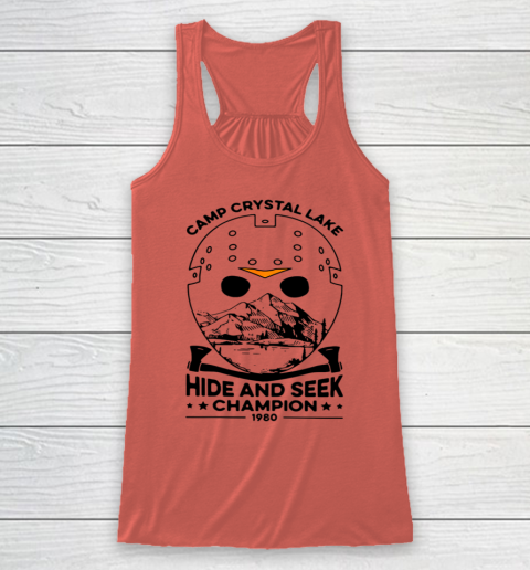 Camp Hide And Seek Champion Crystal Lake 1980 Halloween Racerback Tank 2