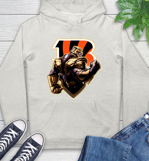 NFL Thanos Avengers Endgame Football Sports Cincinnati Bengals Hoodie 12