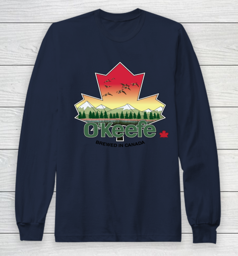 Beer Lover Funny Shirt O'Keefe Brewery  Brewed in Canada Long Sleeve T-Shirt 2