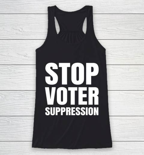 Black Voters Matter Protect The Vote Stop Voter Suppression Racerback Tank