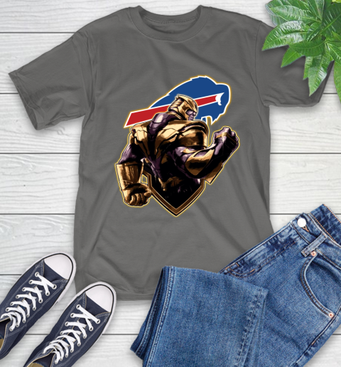 NFL Thanos Avengers Endgame Football Sports Buffalo Bills T-Shirt 9