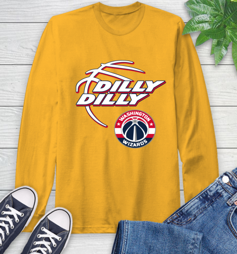NBA Washington Wizards Dilly Dilly Basketball Sports Long Sleeve T-Shirt 3