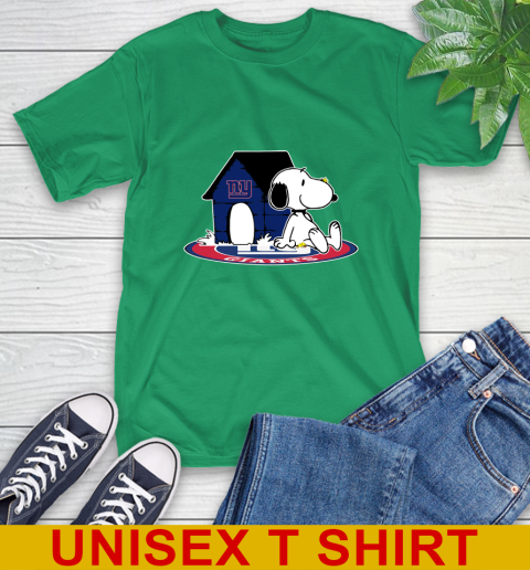 NFL Football New York Giants Snoopy The Peanuts Movie Shirt T-Shirt 7