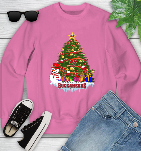 Tampa Bay Buccaneers Merry Christmas NFL Football Sports Youth Sweatshirt 7