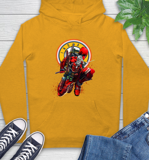 NBA Deadpool Marvel Comics Sports Basketball Indiana Pacers Hoodie 3