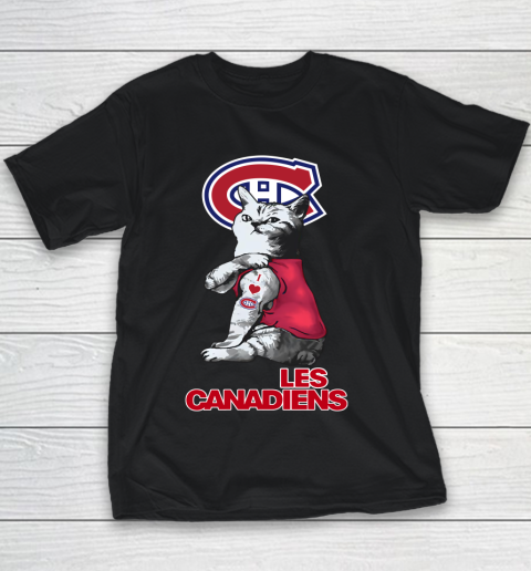 NHL My Cat Loves Montreal Canadiens Hockey Youth T-Shirt