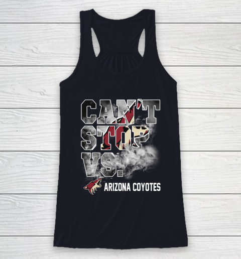 NHL Arizona Coyotes Hockey Can't Stop Vs Racerback Tank 7