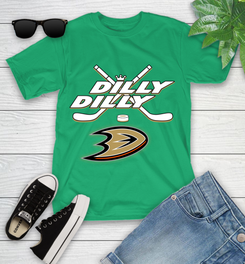 NHL Anaheim Ducks Dilly Dilly Hockey Sports Youth T-Shirt 6