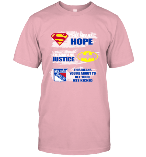 New York Rangers Kick Your Ass Unisex Jersey Tee