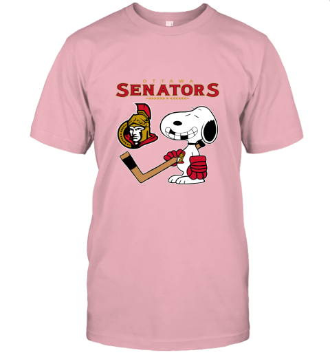 Ottawa Senators Ice Hockey Broken Teeth Snoopy NHL Unisex Jersey Tee