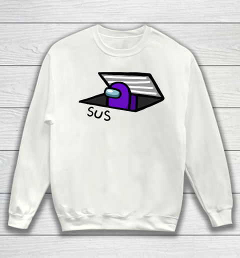 Among Us Shirt Purple Sus Sweatshirt Tee For Sports