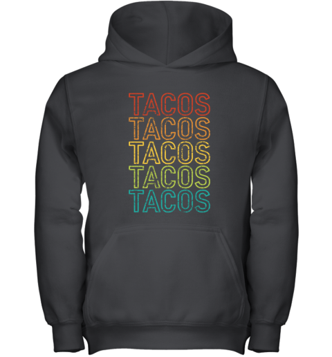 ktd5 vintage mexicantacos youth hoodie 43 front black