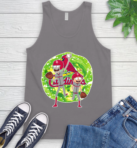 MLB St.Louis Cardinals Rick And Morty Baseball Sports Tank Top 7