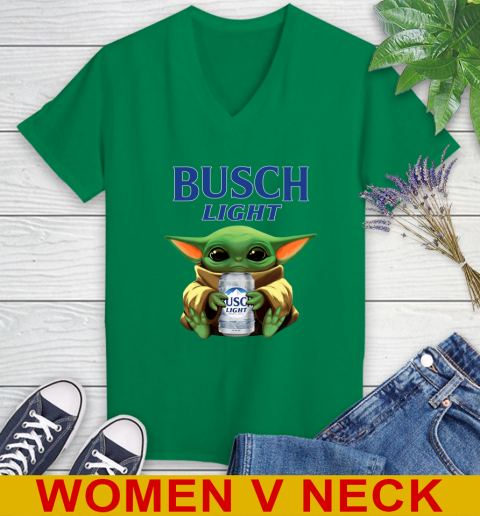 Star Wars Baby Yoda Hugs Busch Light Beer Shirt 82