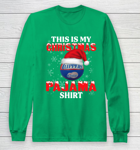 LA Clippers This Is My Christmas Pajama Shirt NBA Long Sleeve T-Shirt 4