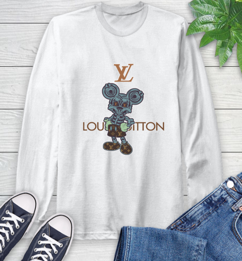 Louis Vuitton Stripe Mickey Women's T-Shirt - UnicornAZ - Fortnite