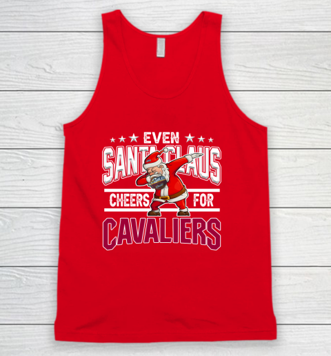 Cleveland Cavaliers Even Santa Claus Cheers For Christmas NBA Tank Top 5
