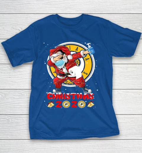 Indiana Pacers Funny Santa Claus Dabbing Christmas 2020 NBA Youth T-Shirt 6
