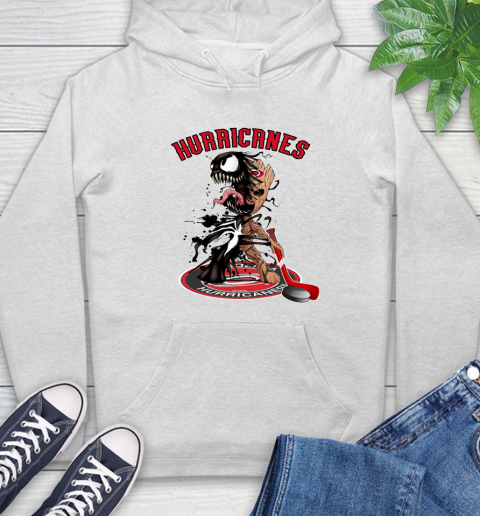 NHL Carolina Hurricanes Hockey Venom Groot Guardians Of The Galaxy Hoodie