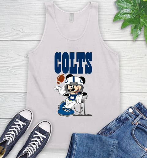 NFL Indianapolis Colts Mickey Mouse Disney Super Bowl Football T Shirt Tank Top