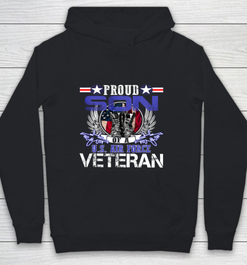 Veteran Shirt Vintage Proud Son Of A U S Air Force Veteran Youth Hoodie