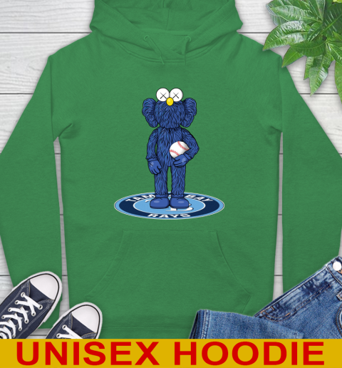 MLB Baseball Tampa Bay Rays Kaws Bff Blue Figure Shirt Hoodie 8
