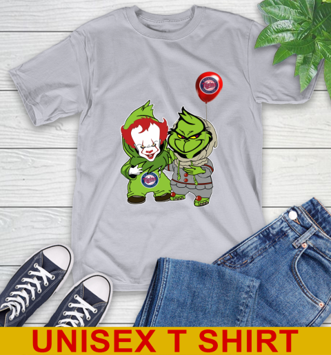 Baby Pennywise Grinch Christmas MLB Baseball Minnesota Twins T-Shirt 6