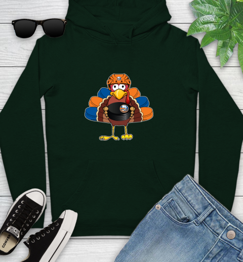 New York Islanders Turkey Thanksgiving Day Youth Hoodie 13