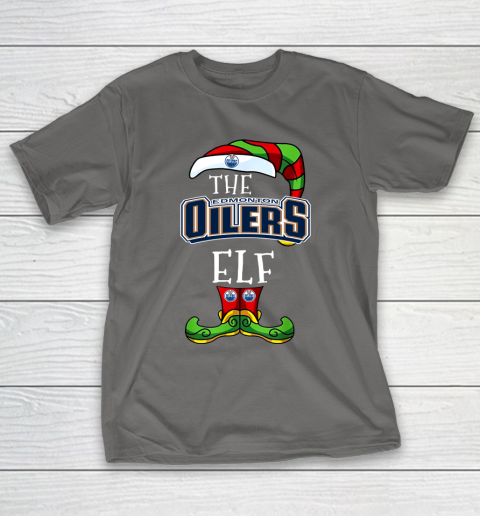 Edmonton Oilers Christmas ELF Funny NHL T-Shirt 8