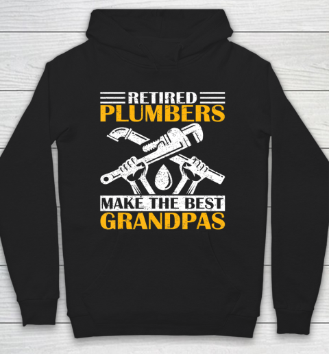 GrandFather gift shirt Vintage Retired Plumber Make The Best Grandpa Retirement Tee T Shirt Hoodie