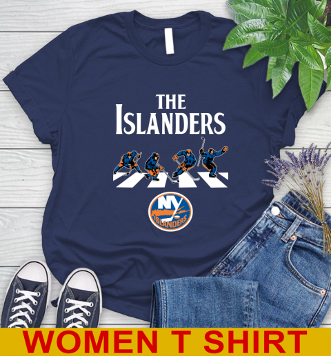 NHL Hockey New York Islanders The Beatles Rock Band Shirt Women's T-Shirt 12
