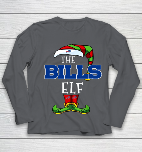 Buffalo Bills Christmas ELF Funny NFL Youth Long Sleeve 6