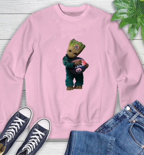 NBA Groot Guardians Of The Galaxy Basketball Sports Washington Wizards Sweatshirt 9