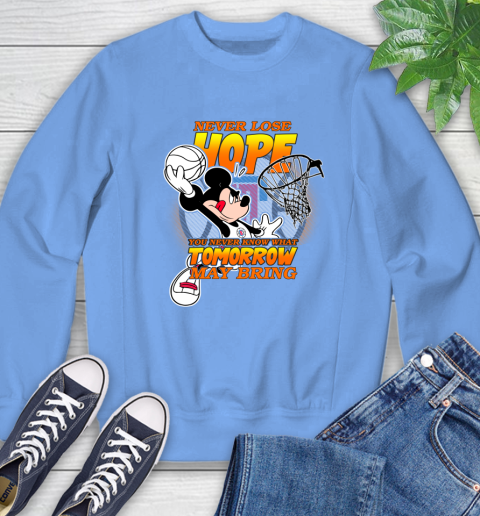 LA Clippers NBA Basketball Mickey Disney Never Lose Hope Sweatshirt 11