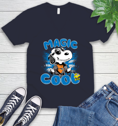 NBA Basketball Orlando Magic Cool Snoopy Shirt V-Neck T-Shirt 2