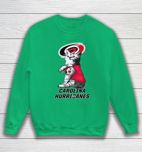 NHL My Cat Loves Carolina Hurricanes Hockey Sweatshirt 5