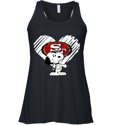 uwsp a happy christmas with san francisco 49ers snoopy flowy tank 32 front midnight
