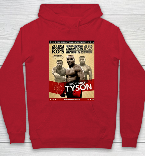 Iron Mike Tyson Boxing Hoodie Tee For Sports