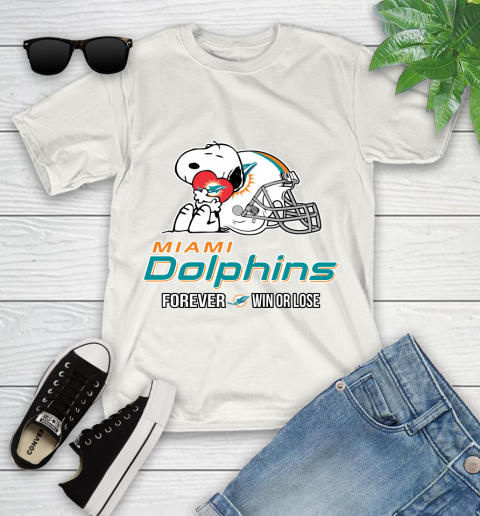 NFL The Peanuts Movie Snoopy Forever Win Or Lose Football Miami Dolphins 103