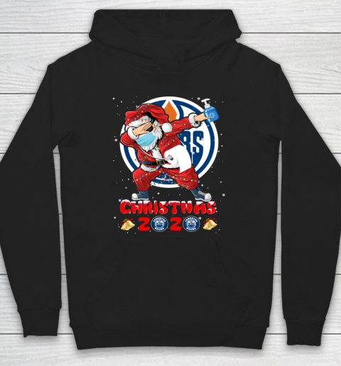 Edmonton Oilers Funny Santa Claus Dabbing Christmas 2020 NHL Hoodie