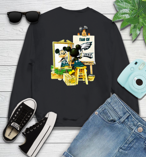 NFL Football Philadelphia Eagles Mickey Drawing Shirt 106