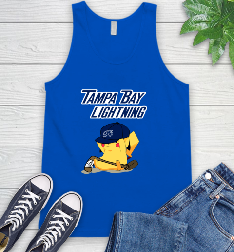 NHL Pikachu Hockey Sports Tampa Bay Lightning Tank Top 5