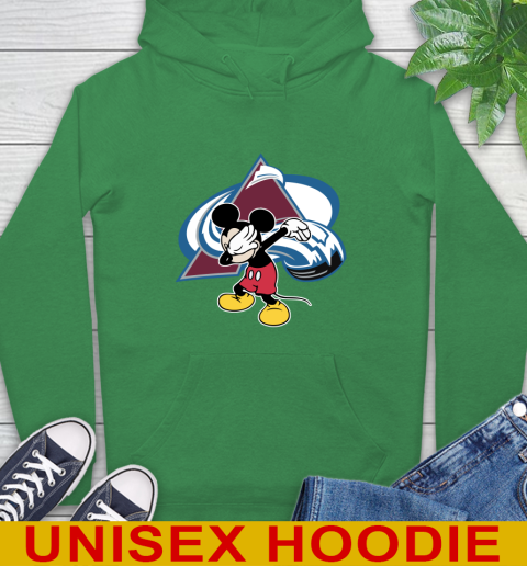 Colorado Avalanche NHL Hockey Dabbing Mickey Disney Sports Hoodie 8