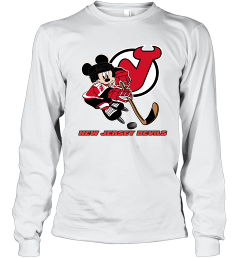 New Jersey Devils Men XL 2XL or 3XL Long Sleeve "Jersey