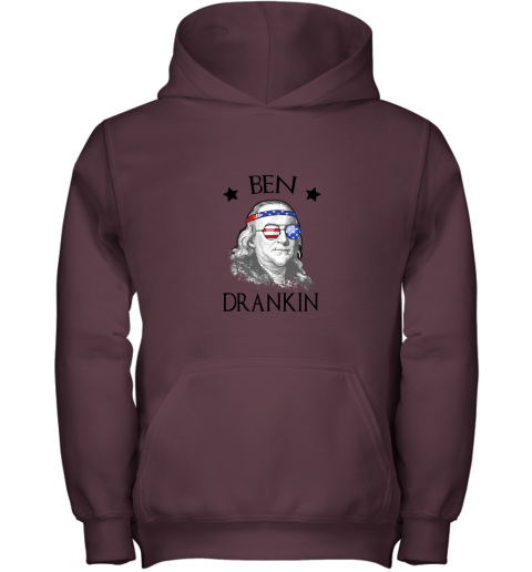 Day 4th Of July Ben Drankin Benjamin Franklin Youth Hoodie