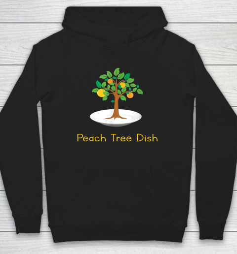 Peach Tree Dish Sarcastic Witty Humor Petri Dish Hoodie