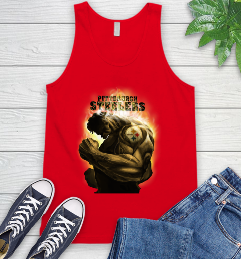 Pittsburgh Steelers NFL Football Hulk Marvel Avengers Sports Tank Top 5